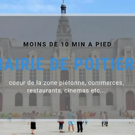 Sejourpoitiers ★ Studio ★ 300m De La Gare Et Acces Direct Au Coeur Historique